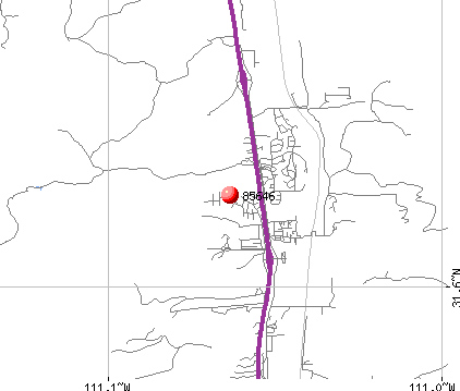Tubac, AZ (85646) map