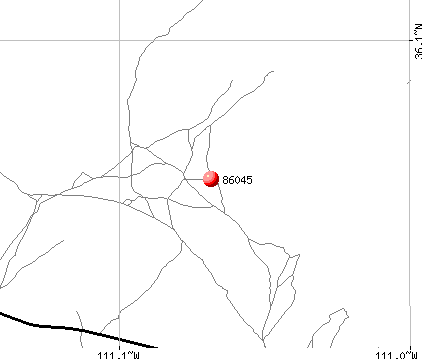 Tuba City, AZ (86045) map