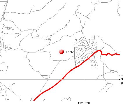 Wilhoit, AZ (86332) map