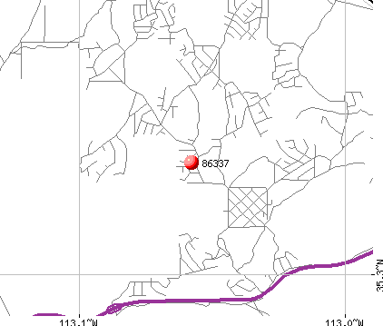 Seligman, AZ (86337) map