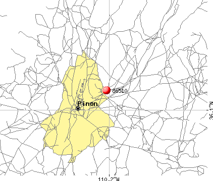 Pinon, AZ (86510) map