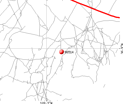 Teec Nos Pos, AZ (86514) map