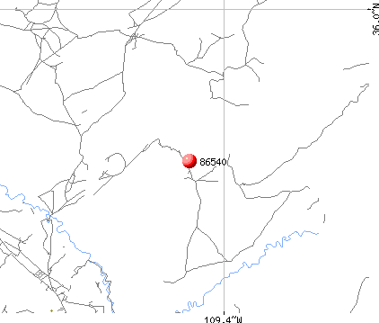 Nazlini, AZ (86540) map