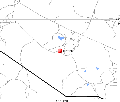 Torreon, NM (87013) map
