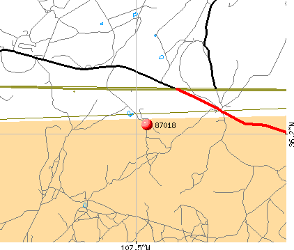87018 map