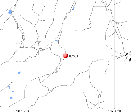 Acomita Lake, NM (87034) map