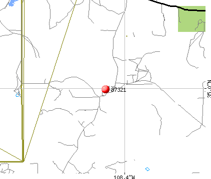 Ramah, NM (87321) map