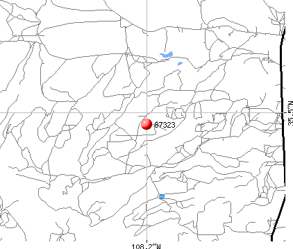 Thoreau, NM (87323) map