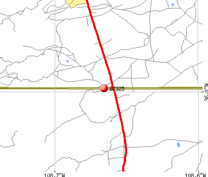 Tohatchi, NM (87325) map