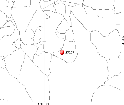 Pinehill, NM (87357) map