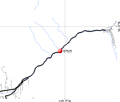 Taos Ski Valley, NM (87525) map