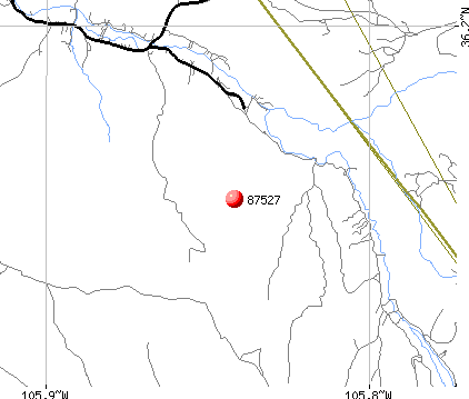 Dixon, NM (87527) map