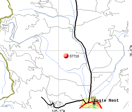 Eagle Nest, NM (87718) map