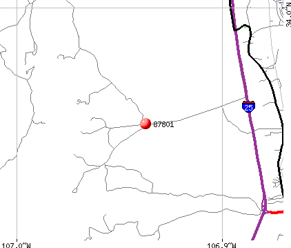 Socorro, NM (87801) map