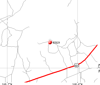 Quemado, NM (87829) map