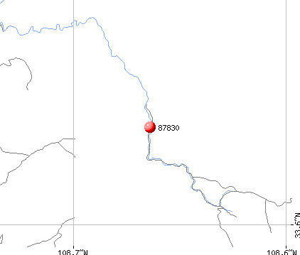 Reserve, NM (87830) map