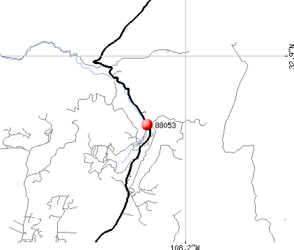 Pinos Altos, NM (88053) map