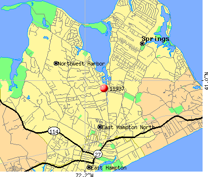 East Hampton, NY (11937) map