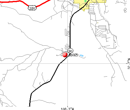 Tyrone, NM (88065) map