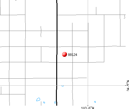 Melrose, NM (88124) map