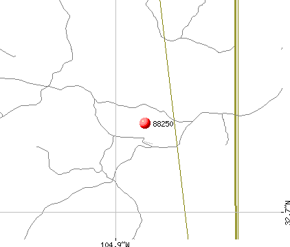 Hope, NM (88250) map