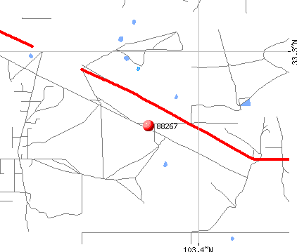 Tatum, NM (88267) map