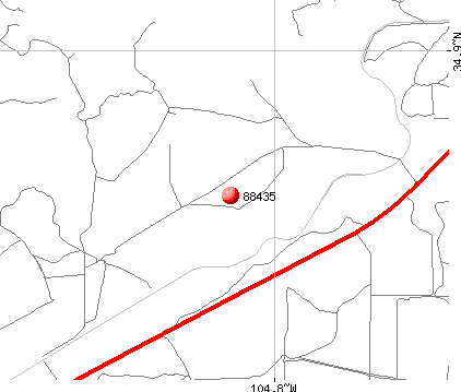 Santa Rosa, NM (88435) map