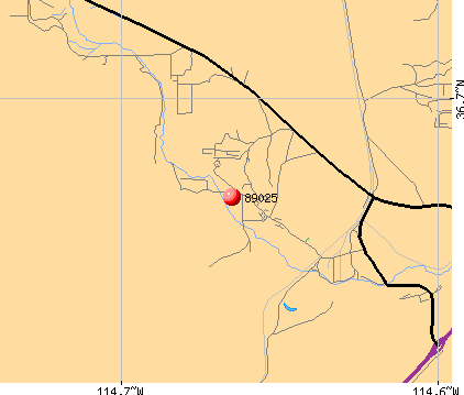 Moapa Town, NV (89025) map