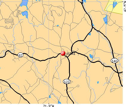 Princeton, MA (01541) map