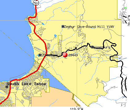 Stateline, NV (89449) map