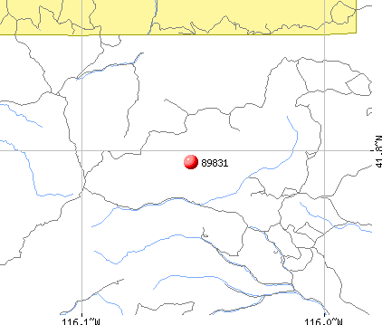 Mountain City, NV (89831) map