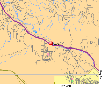 Corona, CA (91719) map