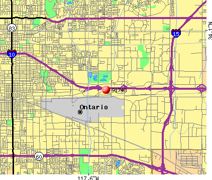 , CA (91743) map
