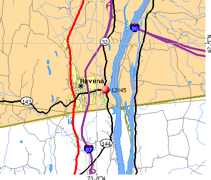 Coeymans, NY (12045) map