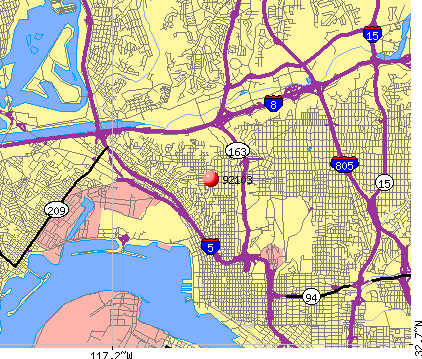 dma zip code list san diego ca