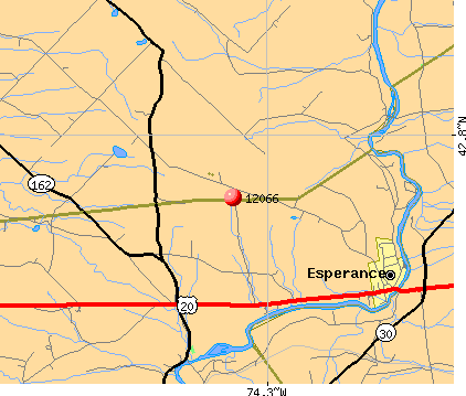 Esperance, NY (12066) map