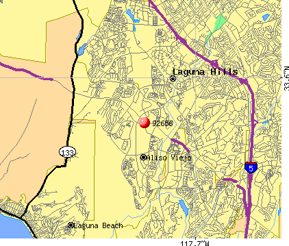 Aliso Viejo, CA (92656) map