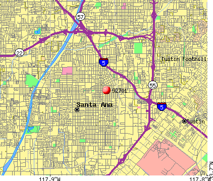 santa ana zip code map 92701 Zip Code Santa Ana California Profile Homes Apartments santa ana zip code map