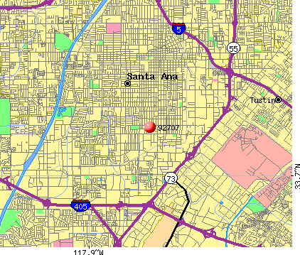 santa ana zip code map 92707 Zip Code Santa Ana California Profile Homes Apartments santa ana zip code map