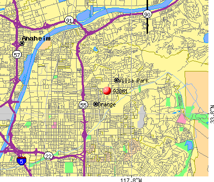 Villa Park, CA (92861) map