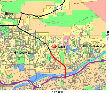 yorba linda ca zip code map 92886 Zip Code Yorba Linda California Profile Homes yorba linda ca zip code map