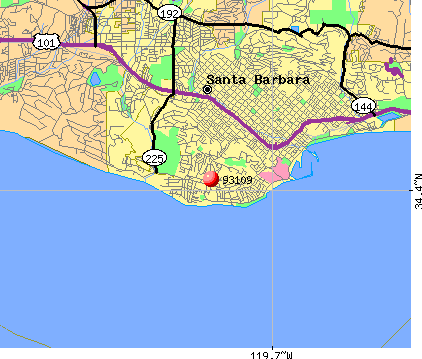 santa barbara ca zip code map 93109 Zip Code Santa Barbara California Profile Homes santa barbara ca zip code map