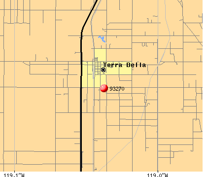 Terra Bella, CA (93270) map