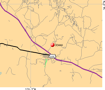 Los Alamos, CA (93440) map