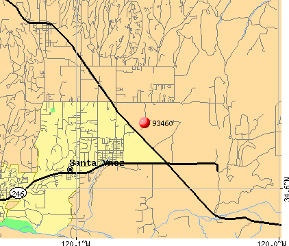Santa Ynez, CA (93460) map