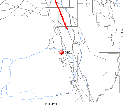 Bishop, CA (93514) map