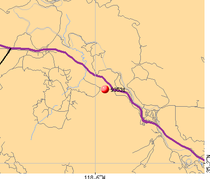 Keene, CA (93531) map