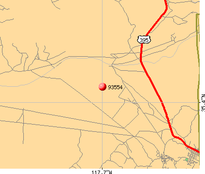Randsburg, CA (93554) map