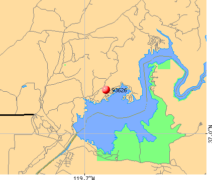 Friant, CA (93626) map