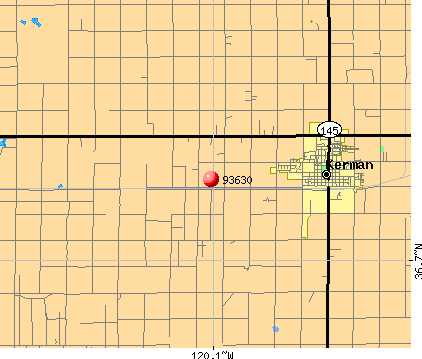 Kerman, CA (93630) map